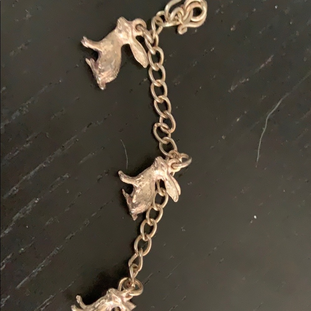 Cute “bunny” bracelet in sterling silver